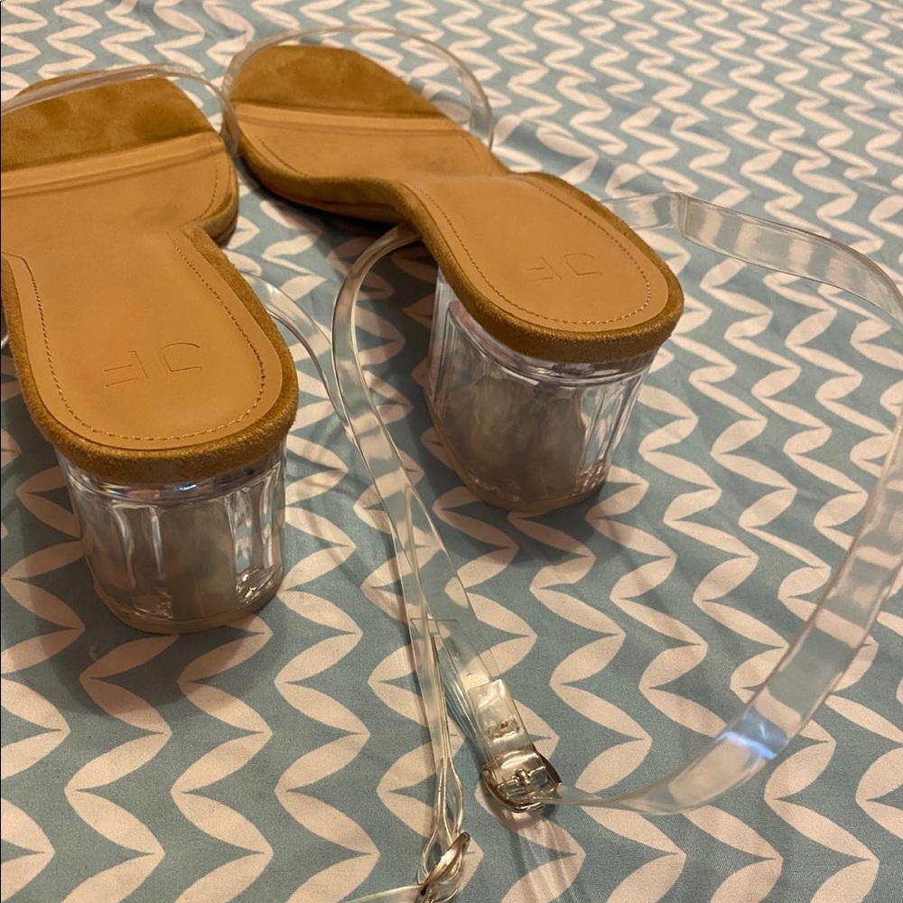 Fairly used block heels used just once